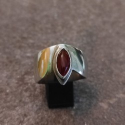 Anillo de Plata con Carneola