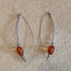 Pendientes de Plata con Ámbar