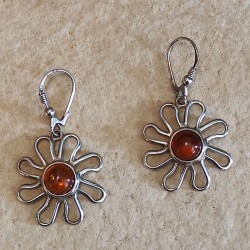 Pendientes de Plata con Ámbar