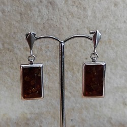 Pendientes de Plata con Ámbar